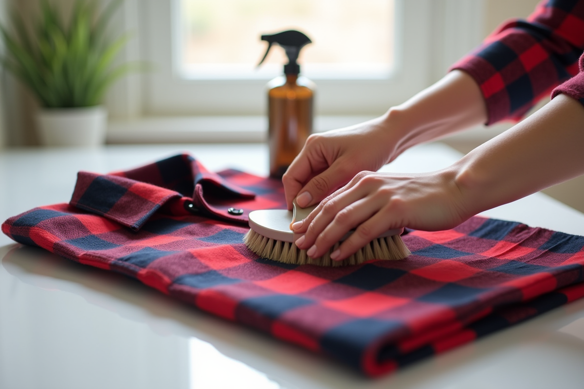 vêtements flanelle
