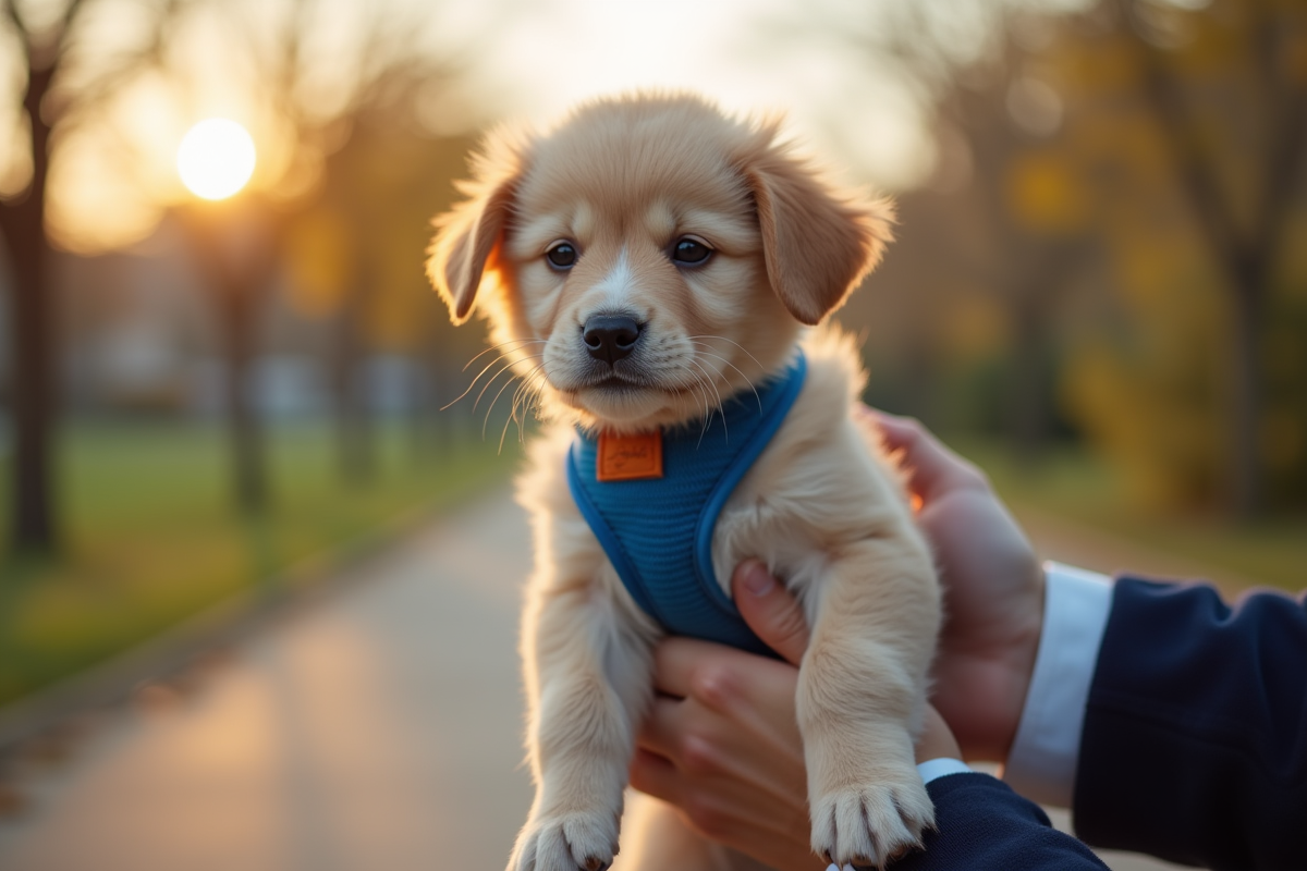 harnais chiot